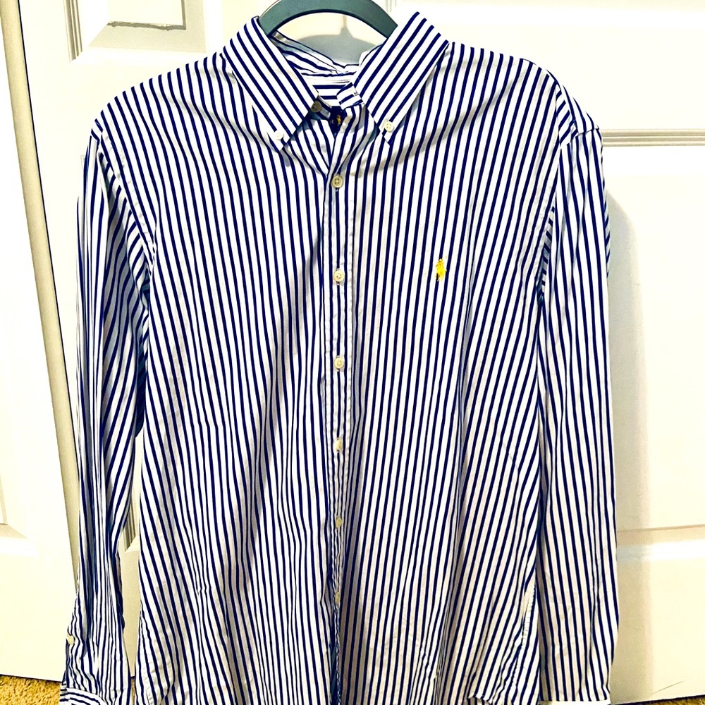 Ralph Lauren Classic Fit Striped Button Down